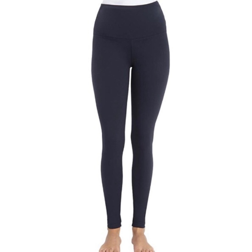 Lysse navy blue high waist tight ankle leggings XS NWT